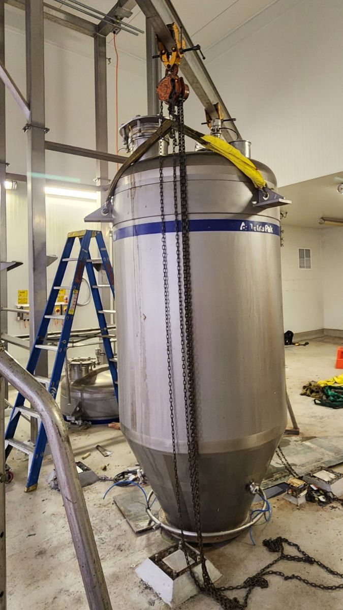 Brewery vat installation commercial and hospitality equipment