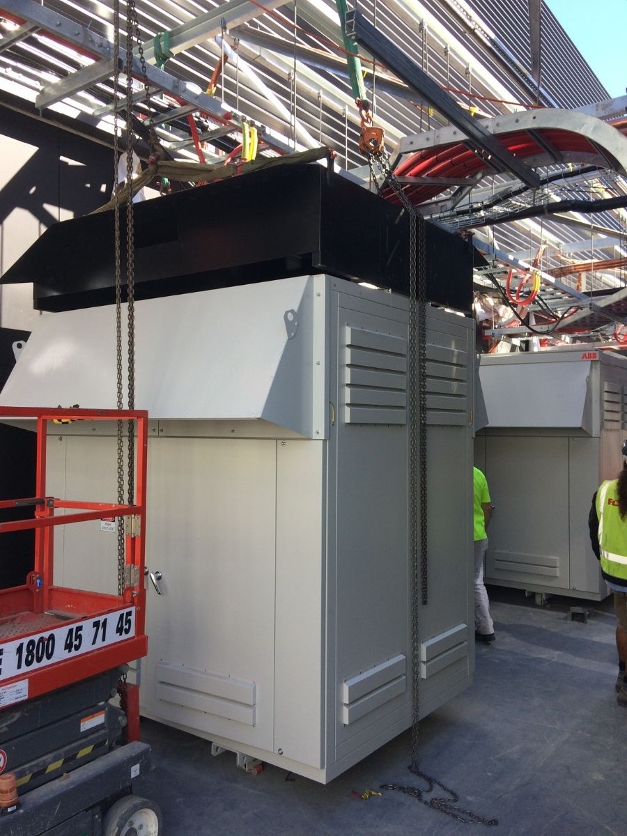 Refrigeration compressor and generator removed and relocated